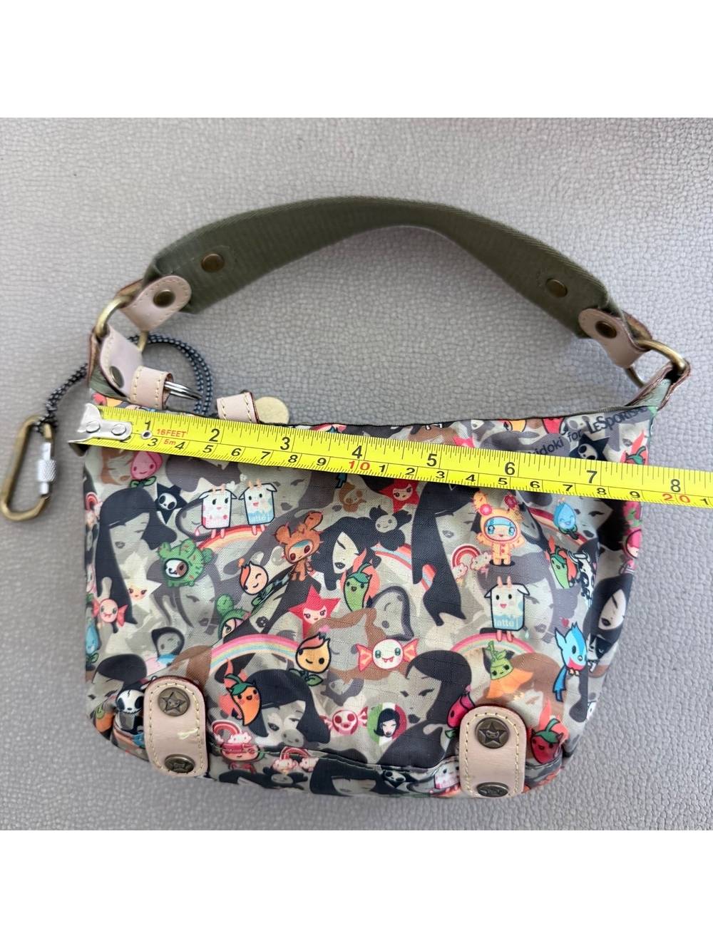 Vintage LeSportsac Tokidoki Printed Mini Shoulder Bag | Charm - Picture 6 of 12